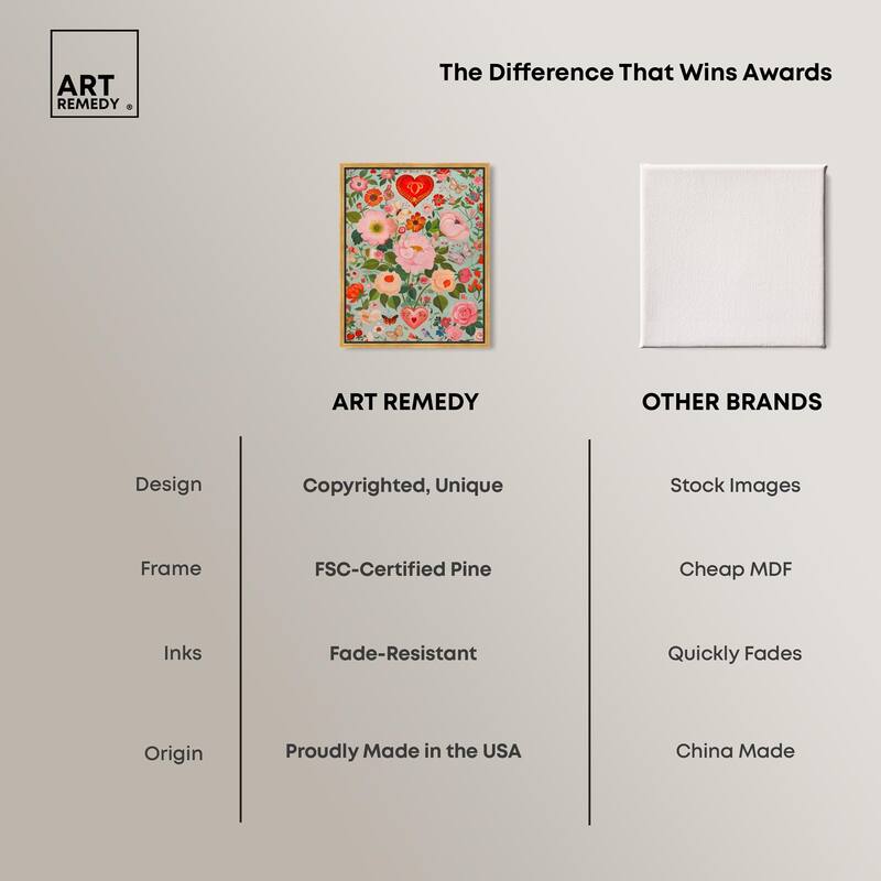 Festival of Flowers Canvas by Art Remedy