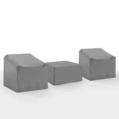Crosley 3Pc Outdoor Furniture Cover Set