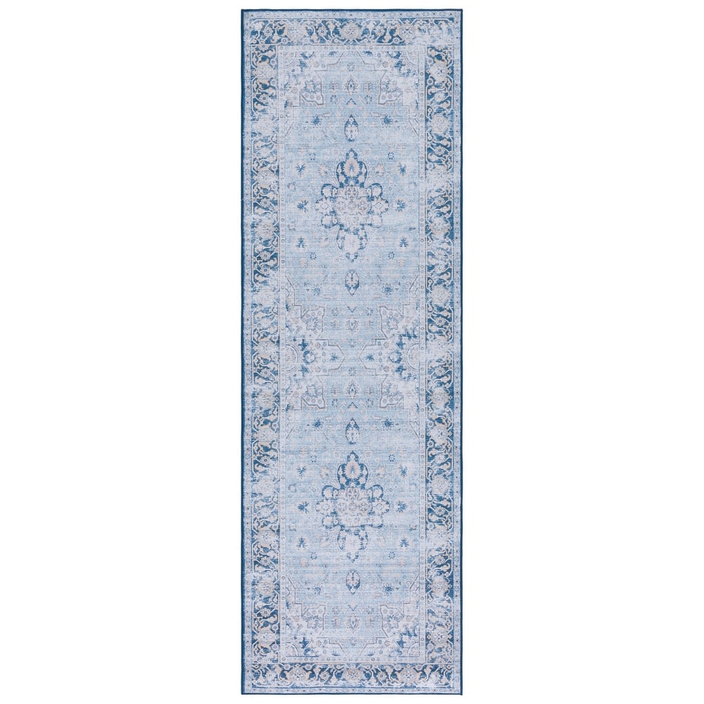 SAFAVIEH Tucson Machine Washable Slip Resistant Emmie Traditional Rug