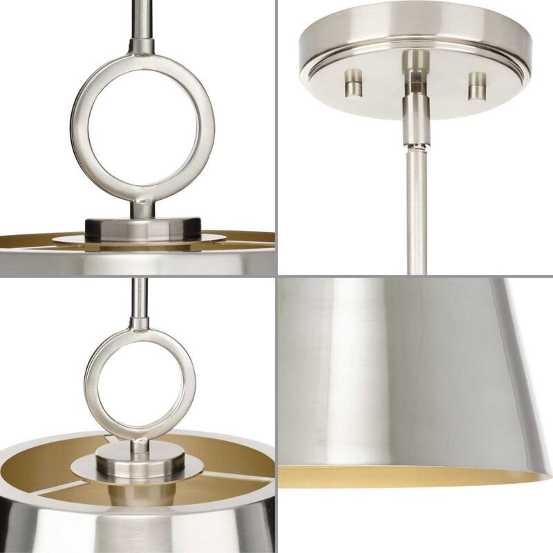 Progress Lighting P500367 Parkhurst 12" Wide Pendant with Metal Shade