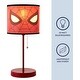 preview thumbnail 3 of 3, Marvel Spiderman Kids Table Lamp - Red