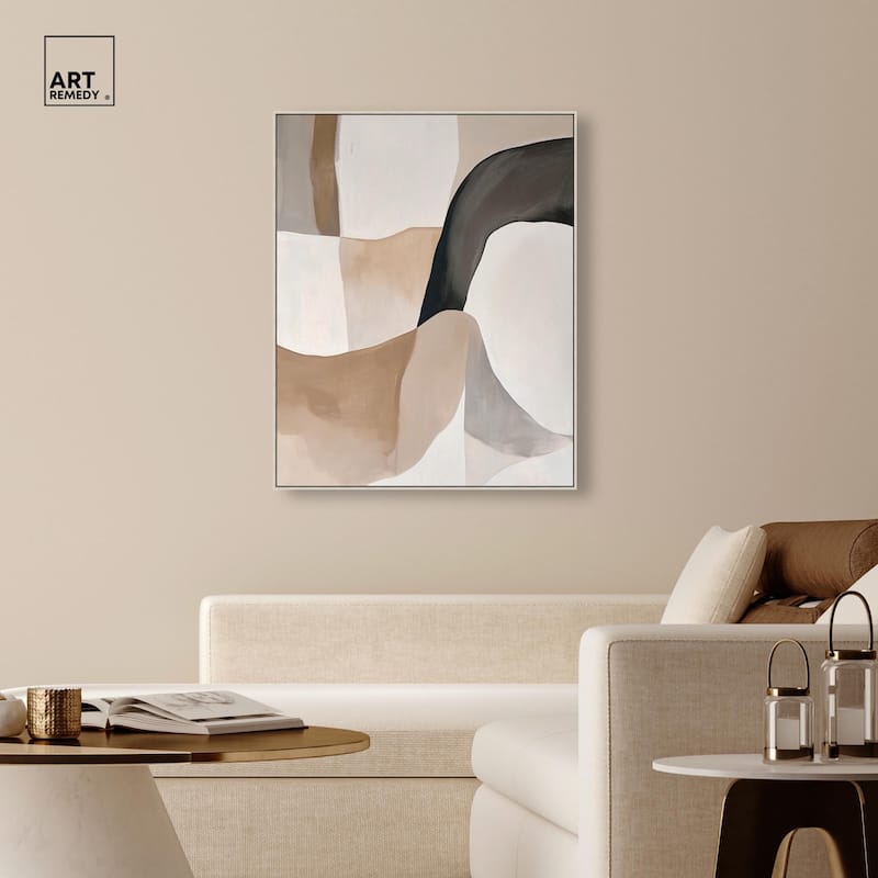 Curvilinear Composition I Canvas by Art Remedy