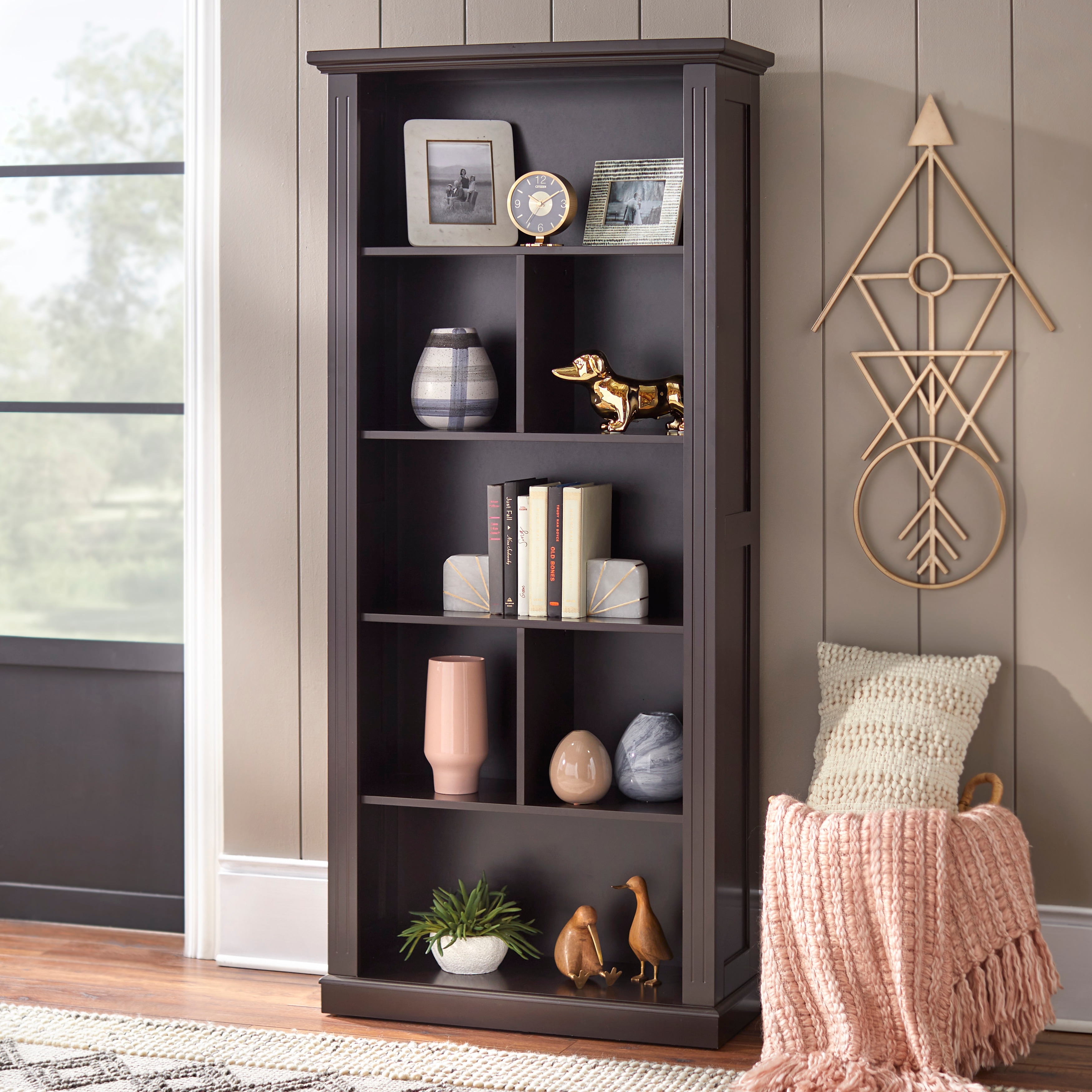 Simple Living Holland 5-tier Transitional Bookcase