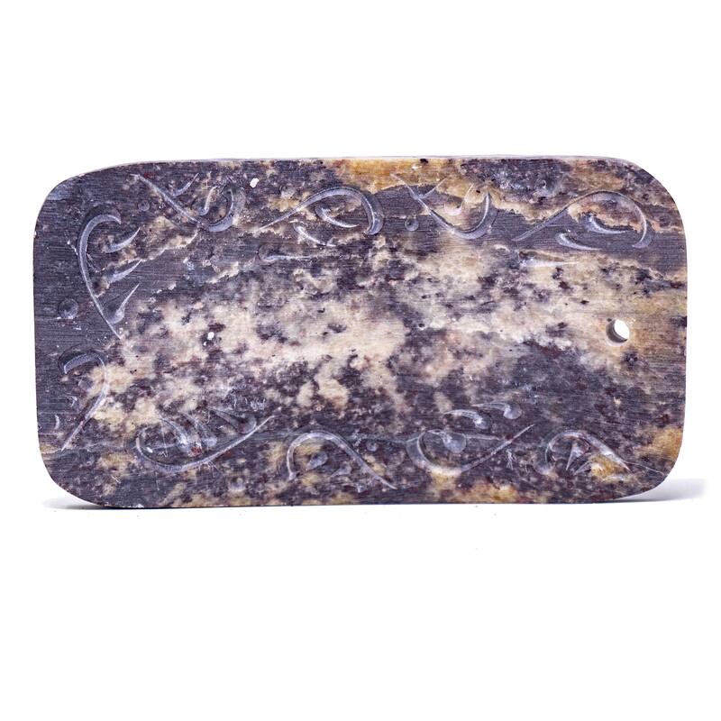 Carved Soapstone Incense Holder with Stick Incense