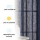 preview thumbnail 28 of 94, HLC.me Abbey Faux Linen Textured Semi Sheer Privacy Light Filtering Transparent Window Grommet Curtain Panels, Pair
