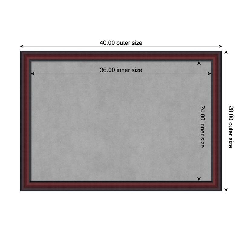 Amanti Art Dalat Black Framed - 40 x 28 in - Dalat Cherry