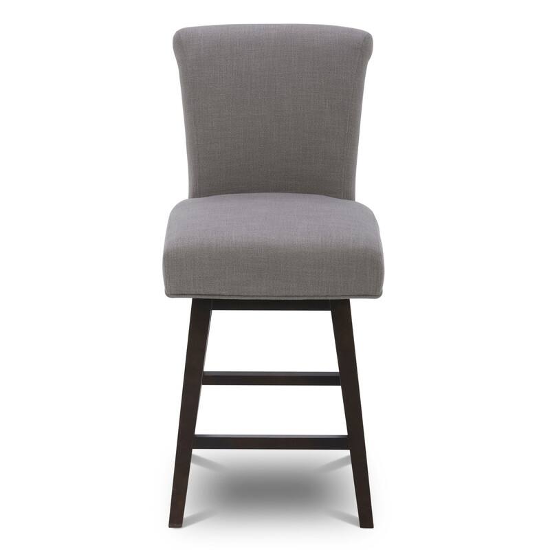 Spruce & Spring Noah Modern Upholstered Counter Height Swivel Barstool Single