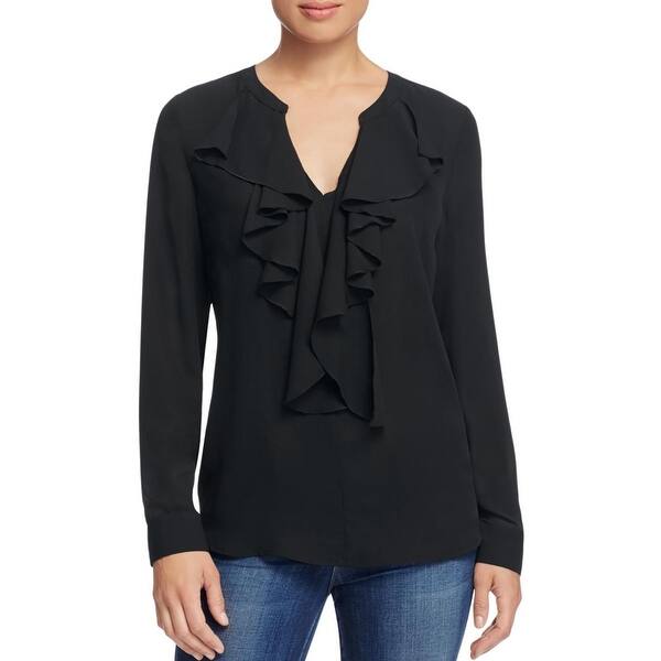 Shop Marled Reunited Clothing Womens Blouse Ruffled Long Sleeves