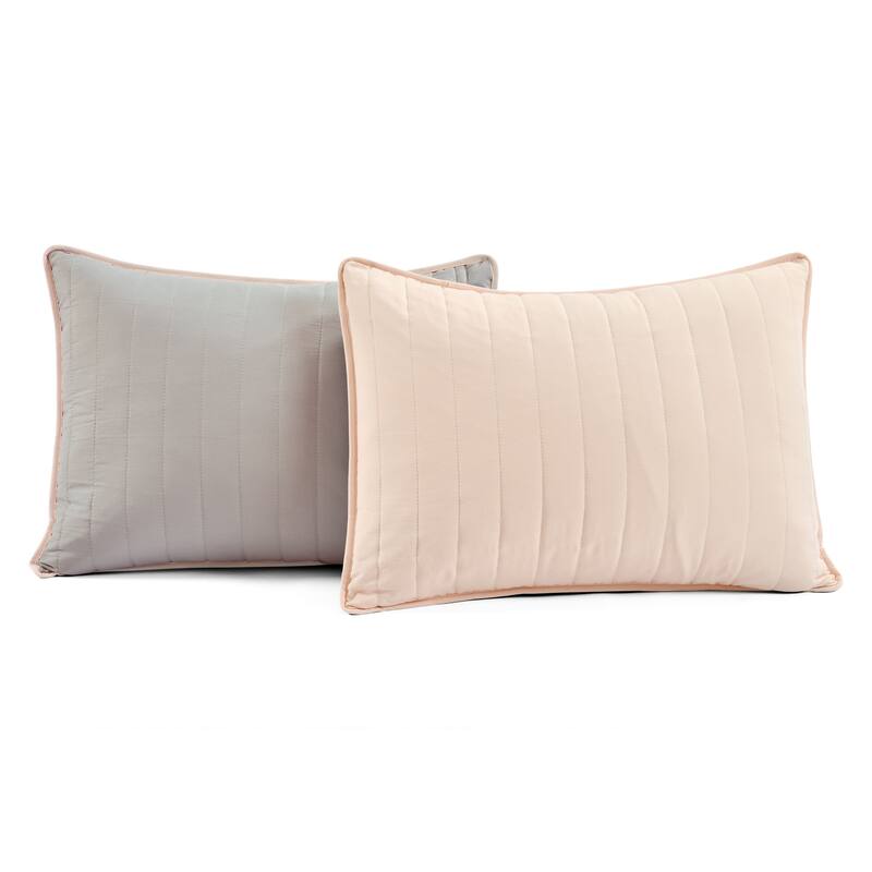 Lush Decor Soft Stripe All Season Quilt/Coverlet Set