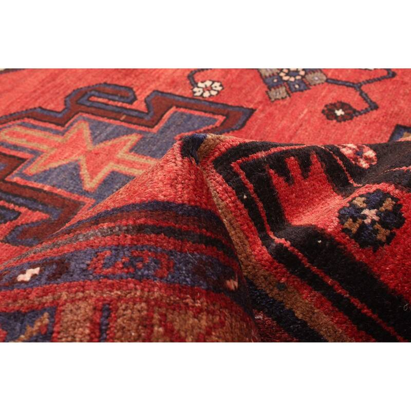 ECARPETGALLERY Hand-knotted Andelz Red Wool Rug - 3'1 x 6'2