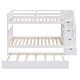 preview thumbnail 25 of 24, Twin/Full Bunk Bed with Trundle & Storage