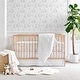 preview thumbnail 1 of 3, Mills Waffle White 4pc Baby Crib Bedding Set - Levtex Baby