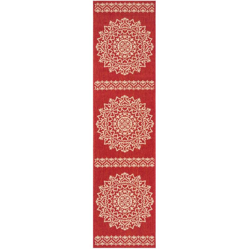 SAFAVIEH Beach House Angelien Indoor/ Outdoor Waterproof Patio Backyard Rug