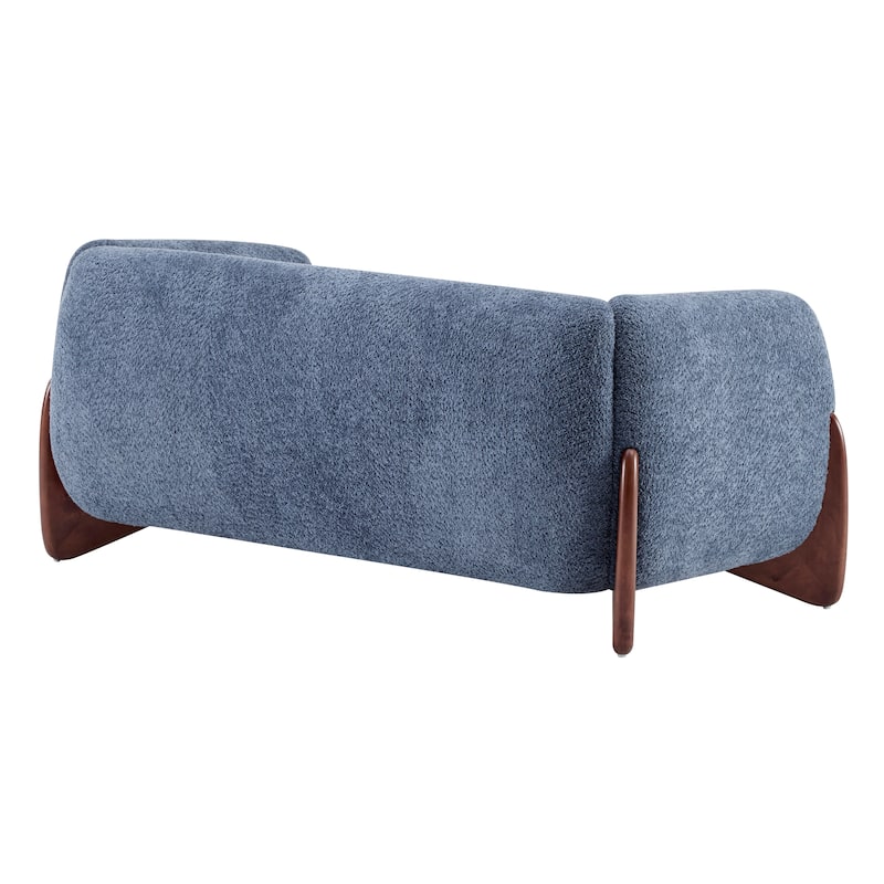 Alma Upholstered Boucle Loveseat by Christopher Knight Home
