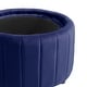 preview thumbnail 43 of 55, 30" W Round Velvet Upholstered Storage Ottoman with Flip Top Tray