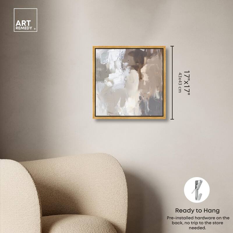 Faded Textured I Canvas by Art Remedy
