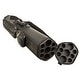 preview thumbnail 4 of 3, Vector Pool Cue Case - 3x6 Brown Trim - Black