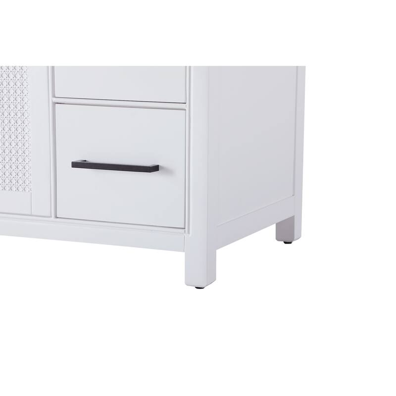 Elegant Lighting VF29560 Alina 60" Free Standing Single Basin Vanity