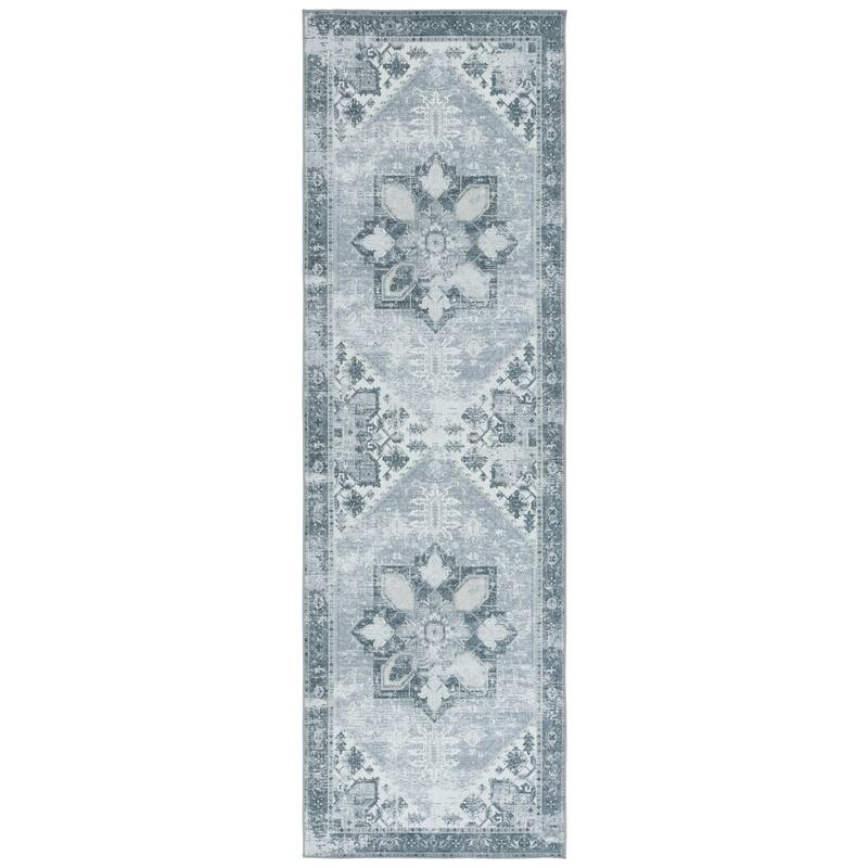SAFAVIEH, Tucson Machine Washable Slip Resistant Therese Oriental Medallion