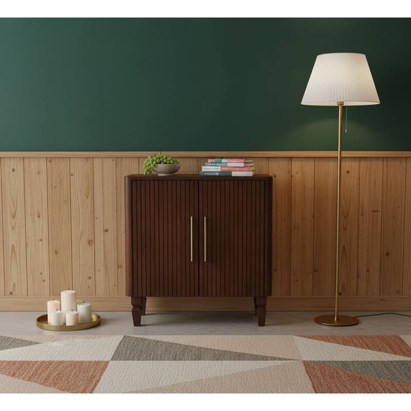 Artisan Furniture Solid Wood Cavallo Cabinet, Brown - N/A - Brown