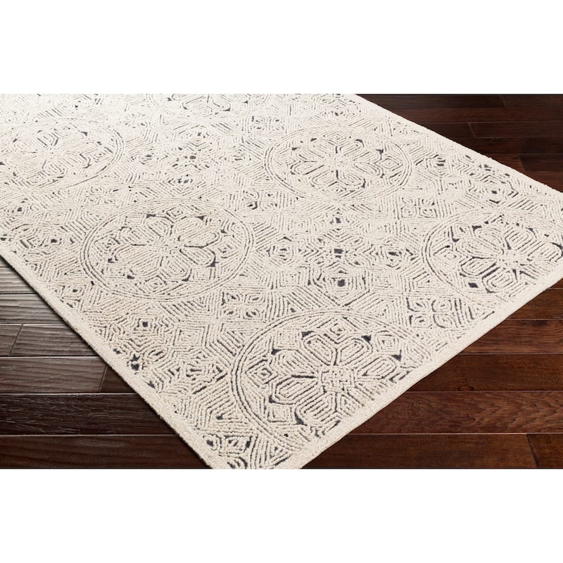 Livabliss Indra Boho Floral Area Rug