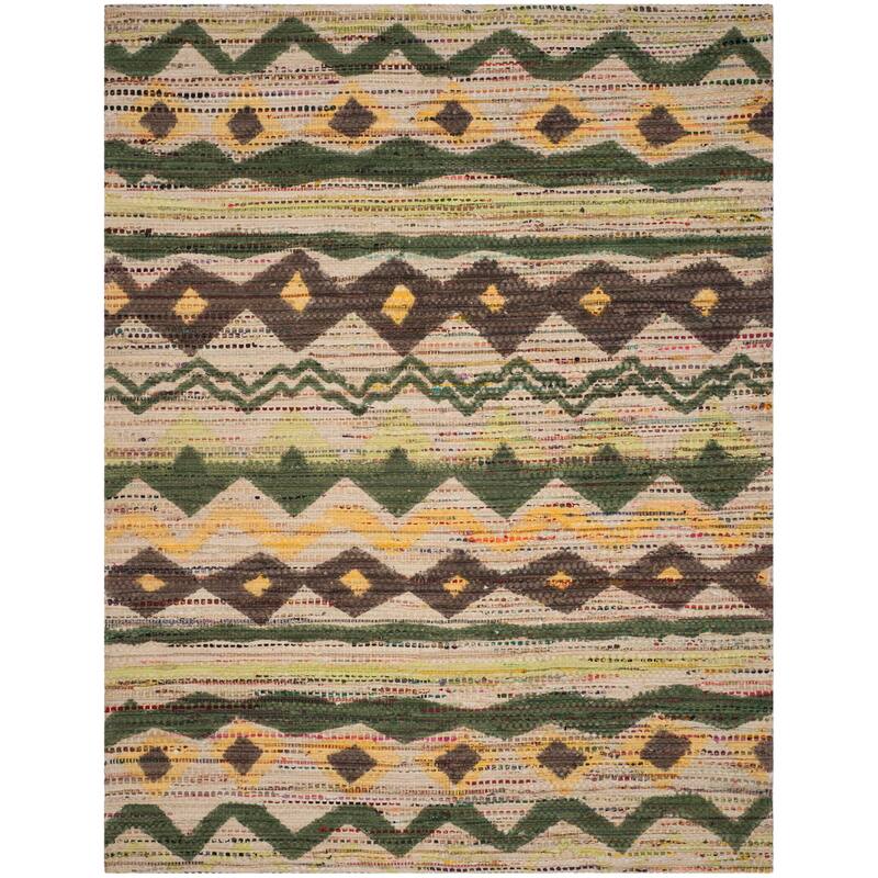 SAFAVIEH Handmade Cedar Brook Diamantina Modern Cotton Rug