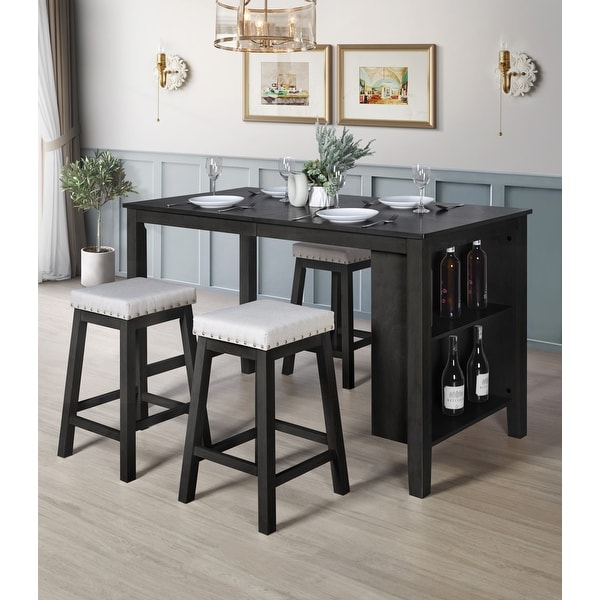 5 piece counter height dining set pub 2025