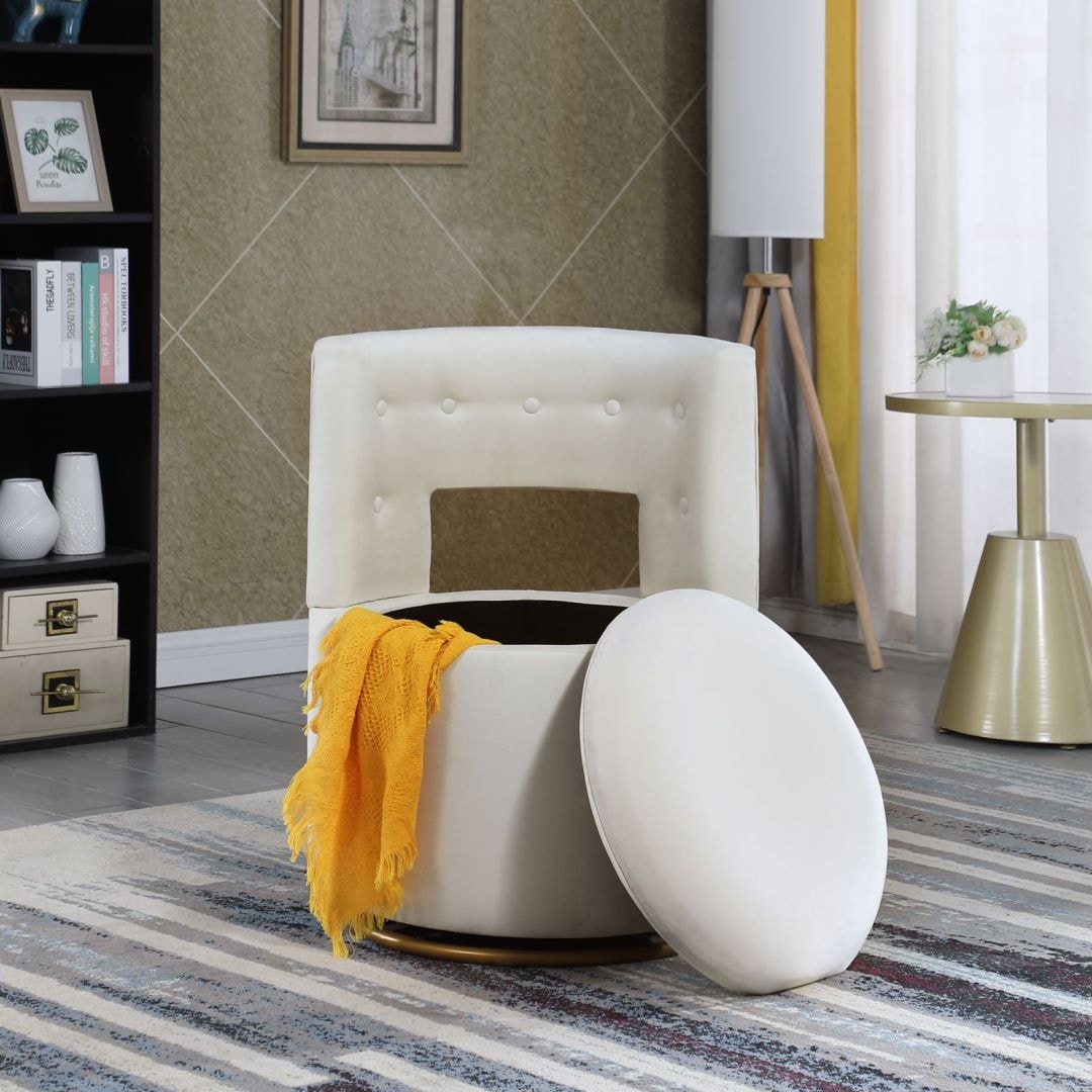 Accent chair with storage deals