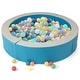 preview thumbnail 1 of 18, Costway 44.5" x 10" Baby Ball Pit Detachable Foam Ball Pit with 50 Blue