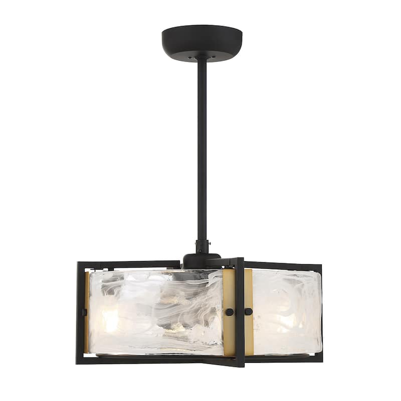Savoy House 24-FD-1698 Hayward 4 Light 23" Wide LED Drum Chandelier
