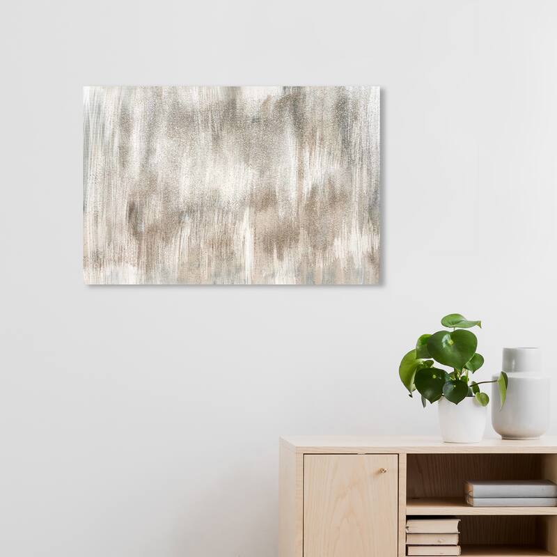 Wynwood Studio Canvas Abstract Luna Llena White and Modern & Contemporary Wall Art Canvas Print - 20 x 30