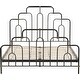 preview thumbnail 21 of 24, Elle Decor Astrid Modern Bed With Metal Headboard and Footboard, Requires No Box Spring