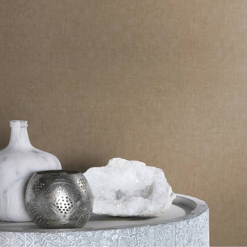 Advantage Maemi Gold Distressed Wallpaper - 20.9in x 396in x 0.025in - 20.9in x 396in x 0.025in