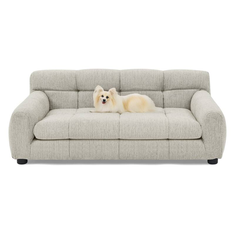 Modern Pet Sofa with Backrest and Armrests Up to 70lbs