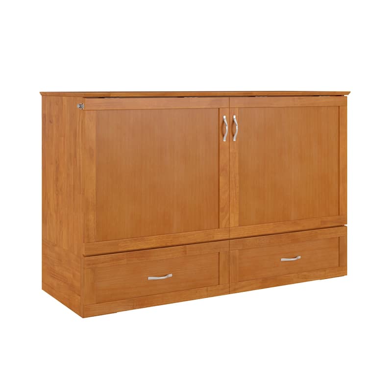 Hamilton Murphy Bed Chest with Mattress and Storage Drawer