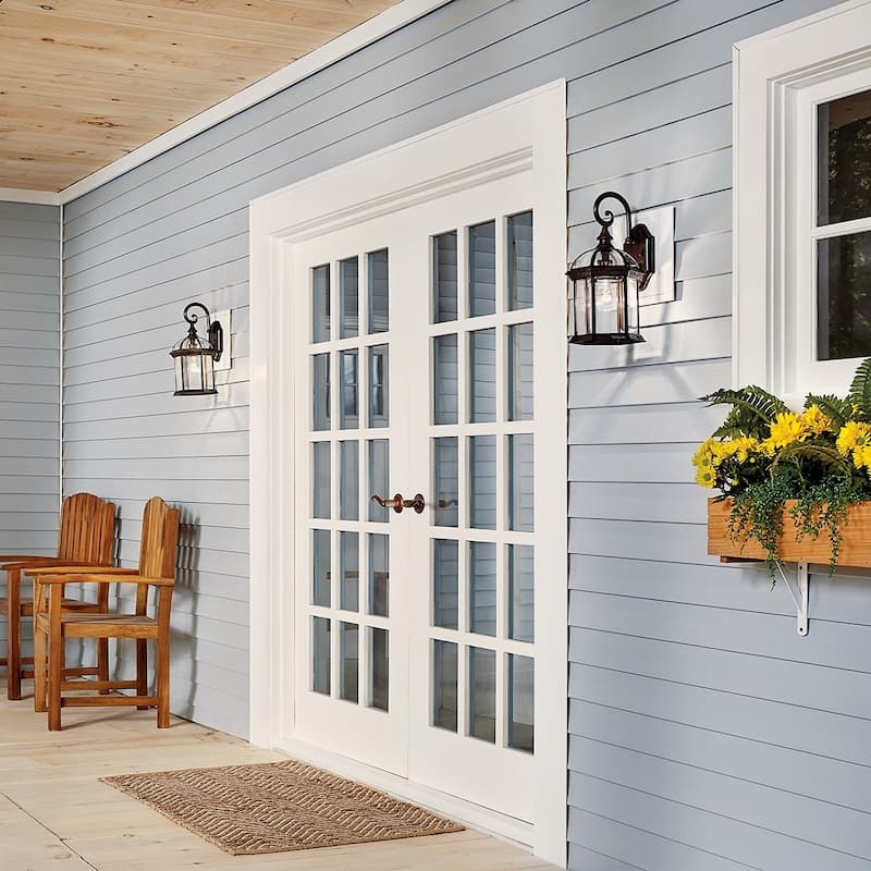 Kichler Lighting Barrie 1-light Tannery Bronze Outdoor Wall Lantern