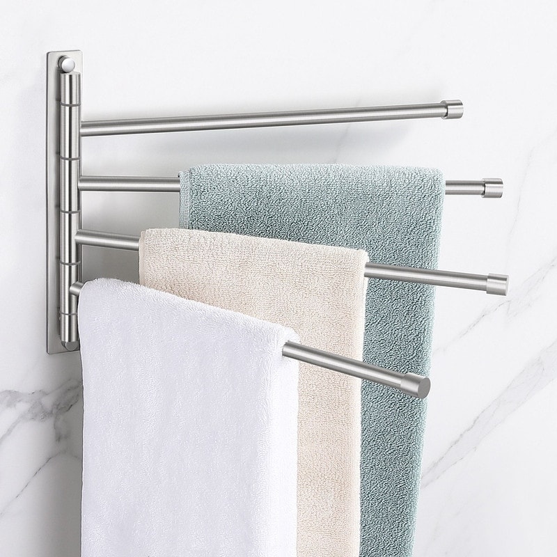 Swivel Towel Bar 4 Arm Towel Rack - On Sale - Bed Bath & Beyond - 37988459