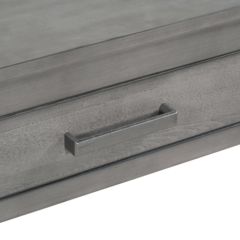 59.1" MDF Minimalist Console Table 3 with Drawer & Display Shelf (150lb Capacity)