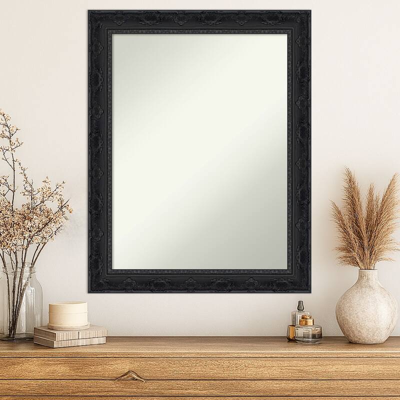 Filigree Non-Beveled Framed Wall Mirror