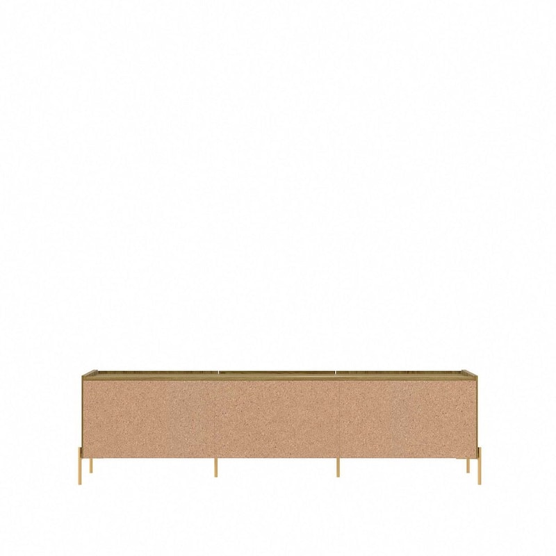Manhattan Comfort Jasper 86.69 In. Media Cabinet Console