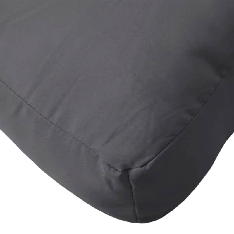 vidaXL Pallet Cushions 2 pcs Anthracite Fabric - 19.7" x 19.7" x 4.7"