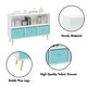 preview thumbnail 13 of 34, Kids bookcase with Collapsible Fabric Drawers，Made of High-Density MDF - Easy Setup