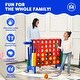 preview thumbnail 25 of 28, 2.5Ft 4-to-Score Giant Game Set - 33" x 13" x 30" (L x W x H)