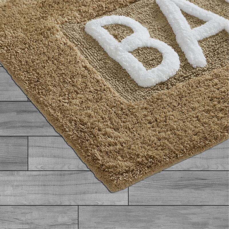 Jean Pierre Novelty Cotton "BATH" 21 x 34 in. Rug