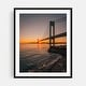 Verrazzano Narrows Bridge Staten Island New York Sea Art Print/Poster ...