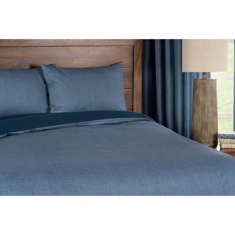 Overall Denim-Style Duvet & Insert Set