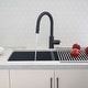 preview thumbnail 12 of 49, STYLISH Kitchen Sink Faucet Single Handle Pull Down Dual Mode in Stainless Steel - Faucet Height: 14 1/8" | Spout Height: 6 3/4"