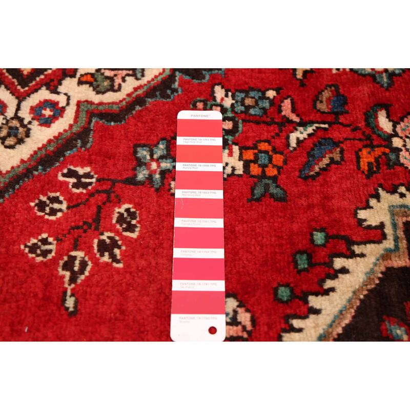 ECARPETGALLERY Hand-knotted Anadol Red Wool Rug - 3'9 x 5'1
