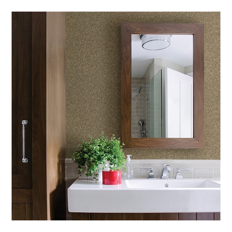 Advantage Klamath Light Brown Asphalt Wallpaper - 20.5 x 396 x 0.025