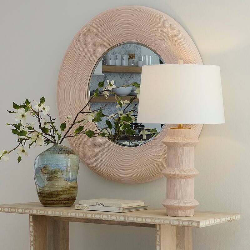 Jamie Young Paddock Bamboo Round Wall Mirror